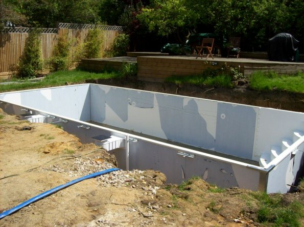 Installing pool