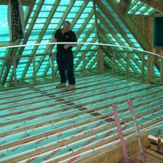 installation of underfloor heating