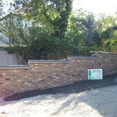 043   new drive and garden wall  