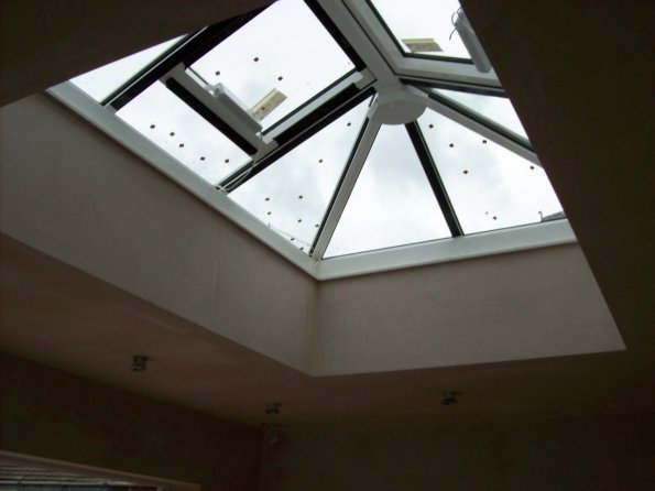 064 installation of roof lantern