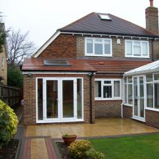 Single storey rear extension in bickley