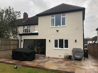 2 storey rear extension