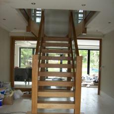 100_2247 Bespoke oak staircase