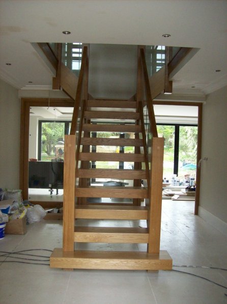 100_2247 Bespoke oak staircase