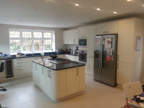 Kitchen fit to extension in orpington