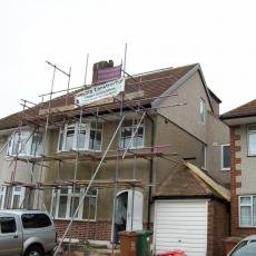 Hip to gable loft conversion