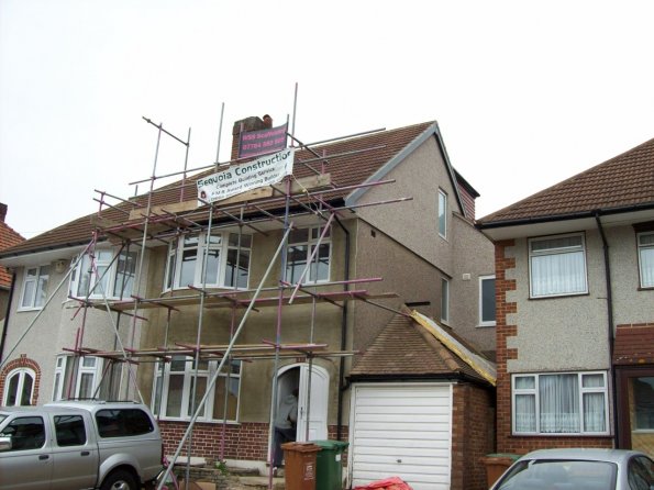 Hip to gable loft conversion