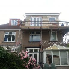 dormer loft under construction