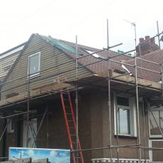 Hip to gable loft conversion