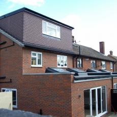 052 Rear view of new build carried out in swanley kent